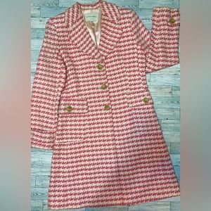 Banana Republic Pink and Tan Trench Coat